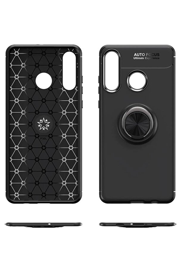 Huawei̇ Y6P Kılıf Range Yüzüklü Si̇li̇kon - Si̇yah - Dropx2720-7911