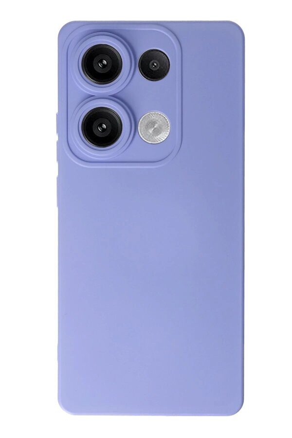 CepteToptan Xiaomi Redmi Note 13 4G Kılıf Nano içi Kadife Silikon - Lila - DROPX8249-6971