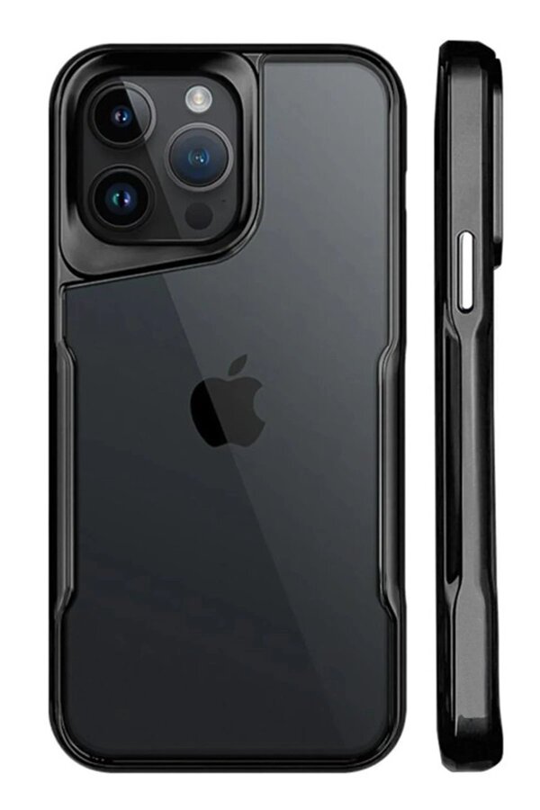 İphone 15 Pro Kılıf Boyi̇ Si̇li̇kon Kapak - Si̇yah - Dropx3027-6114