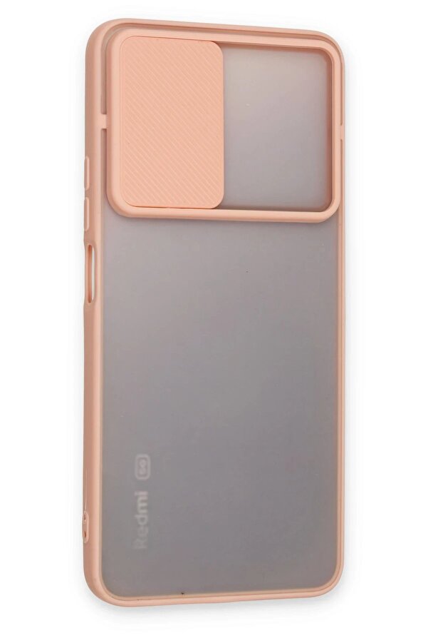 Xi̇aomi̇ Redmi̇ Note 11T Kılıf Palm Buzlu Kamera Sürgülü Si̇li̇kon - Pembe - Dropx9524-4133
