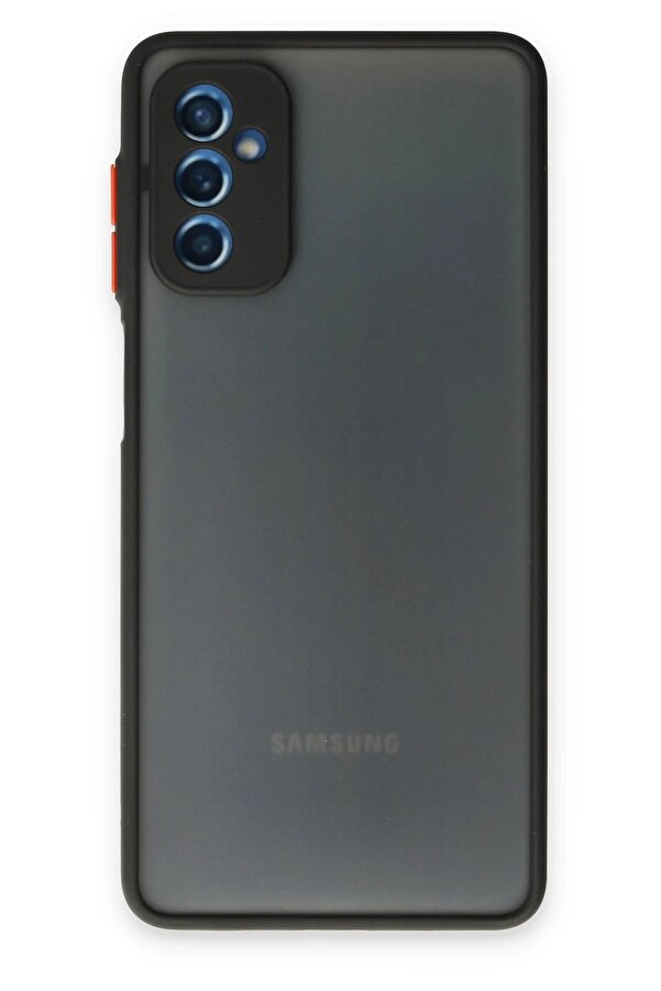 Samsung Galaxy M52 5G Kılıf Montreal Si̇li̇kon Kapak - Si̇yah - Dropx9064-9751
