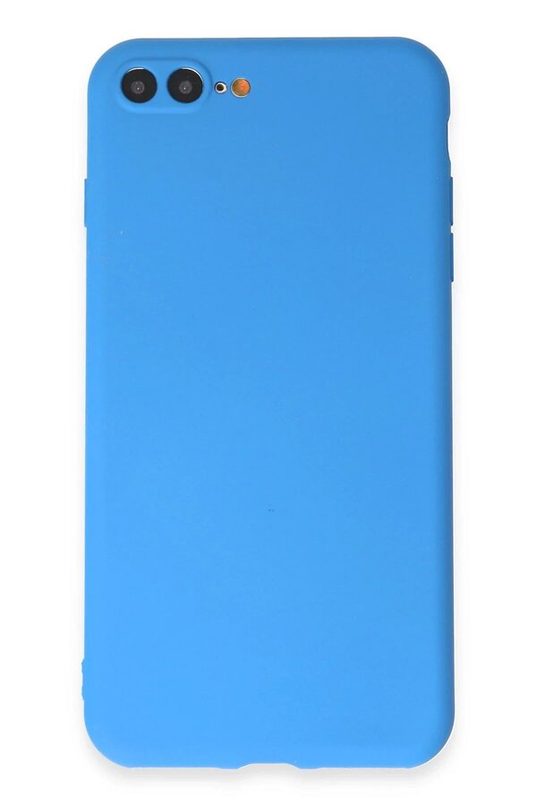 İphone 7 Plus Kılıf Fi̇rst Si̇li̇kon - Mavi̇ - Dropx3231-8115