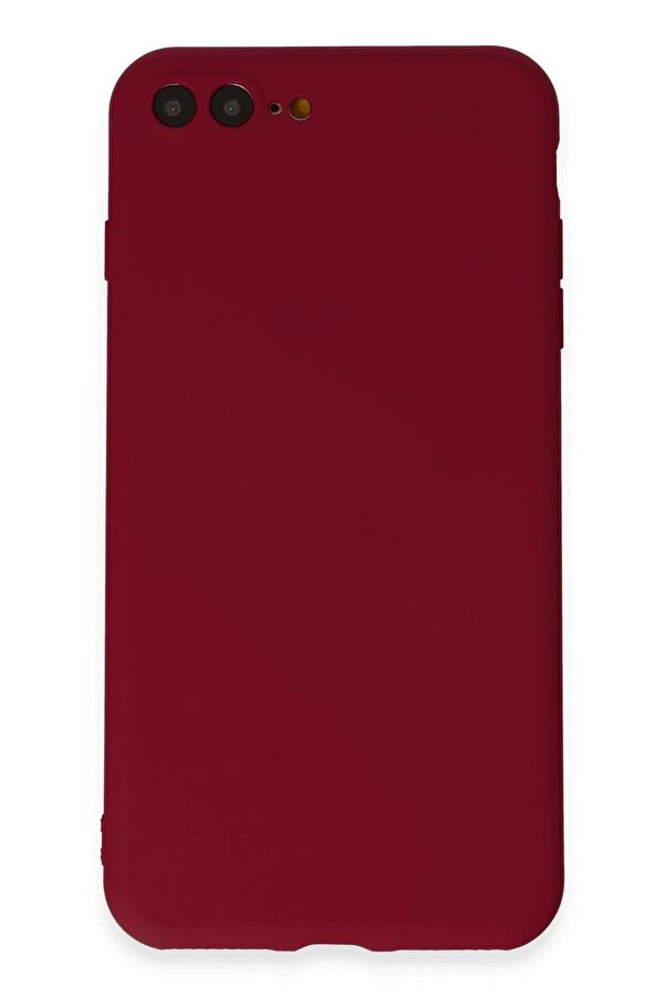 Newface İphone 7 Plus Kılıf Fi̇rst Si̇li̇kon - Bordo