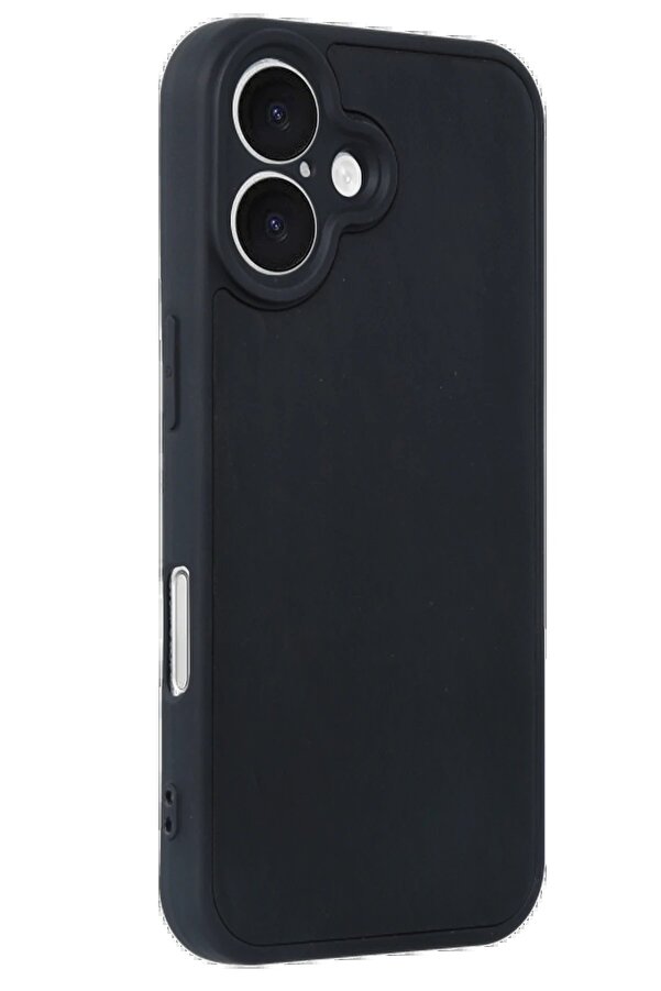 İphone 16 Kılıf Aras Deri̇ Kapak - Si̇yah - Dropx8640-6165