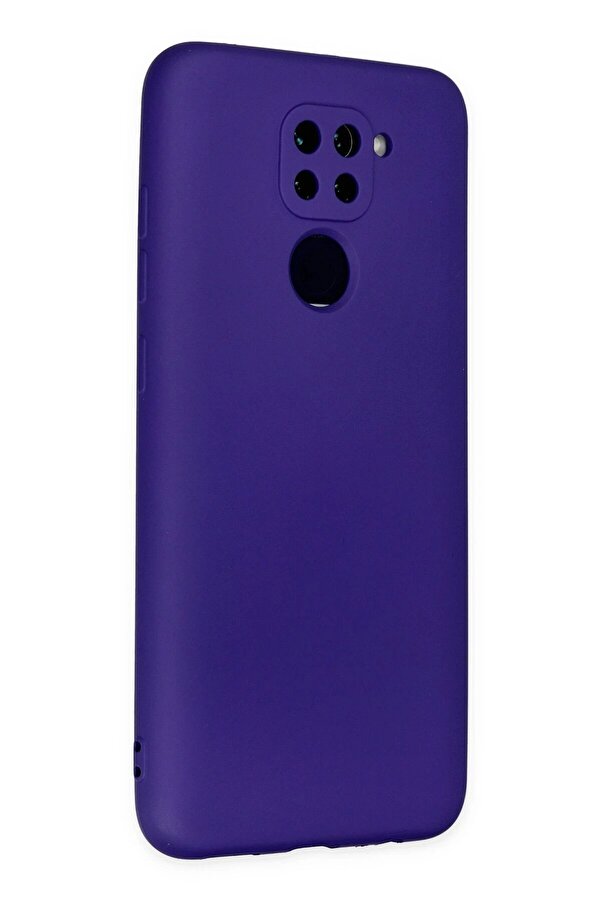 Xi̇aomi̇ Redmi̇ Note 9 Kılıf Nano İçi̇ Kadi̇fe Si̇li̇kon - Mor - Dropx8504-3188