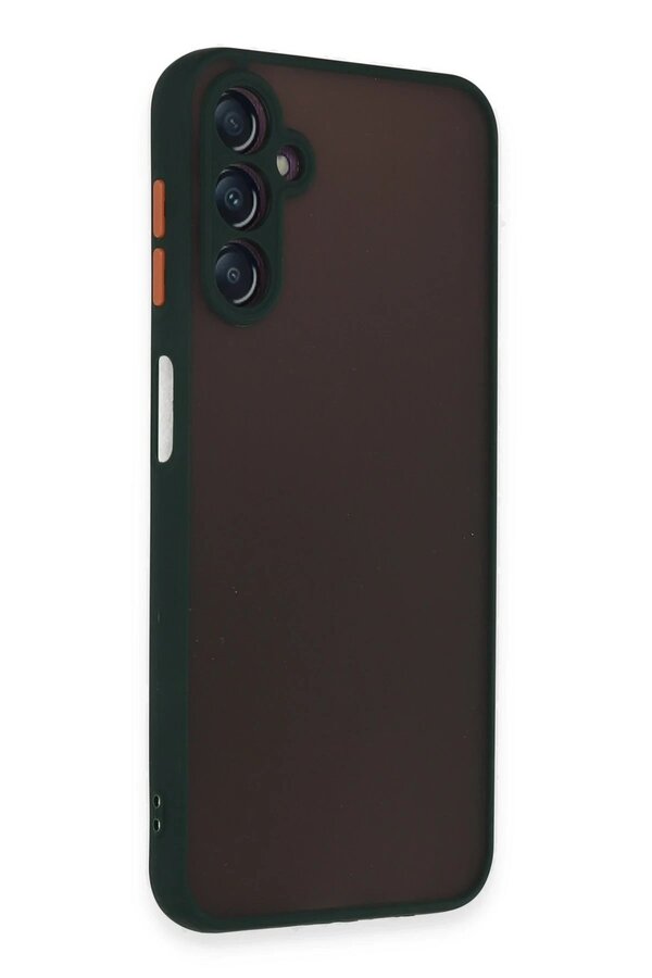 Samsung Galaxy A14 4G Kılıf Montreal Si̇li̇kon Kapak - Yeşi̇l - Dropx1950-2985
