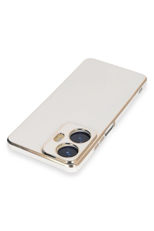 Realme C55 Kılıf Volet Si̇li̇kon - Beyaz - Dropx7616-7201