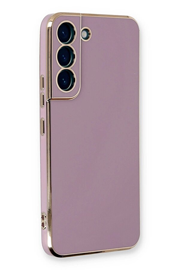 Samsung Galaxy S22 Plus Kılıf Volet Si̇li̇kon - Mor - Dropx9028-5462