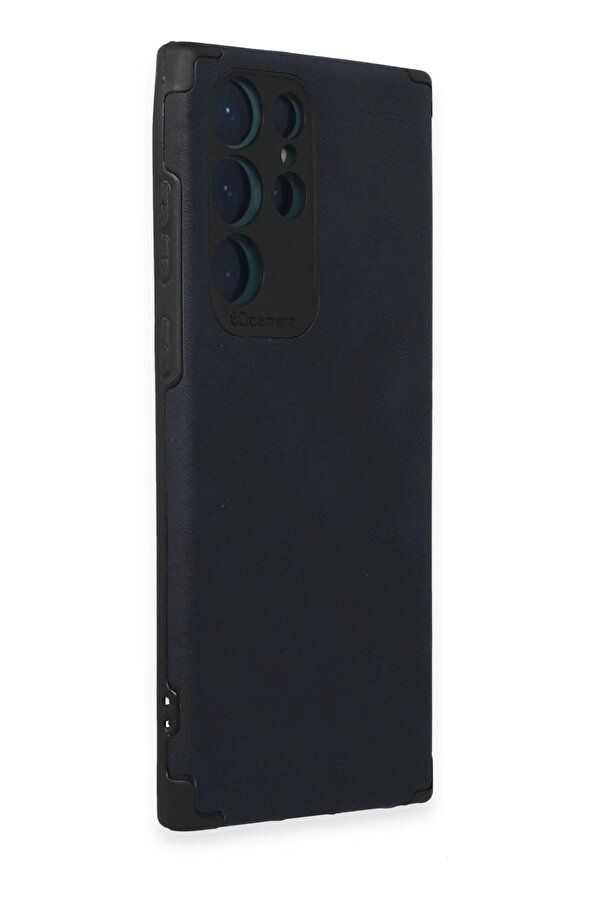 Samsung Galaxy S22 Ultra Kılıf Loop Deri̇ Si̇li̇kon - Laci̇vert - Dropx5637-8833