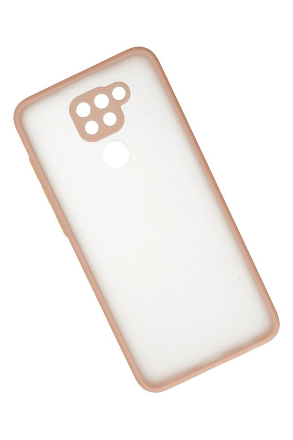 Xi̇aomi̇ Redmi̇ Note 9 Kılıf Montreal Si̇li̇kon Kapak - Pembe - Dropx1242-1140