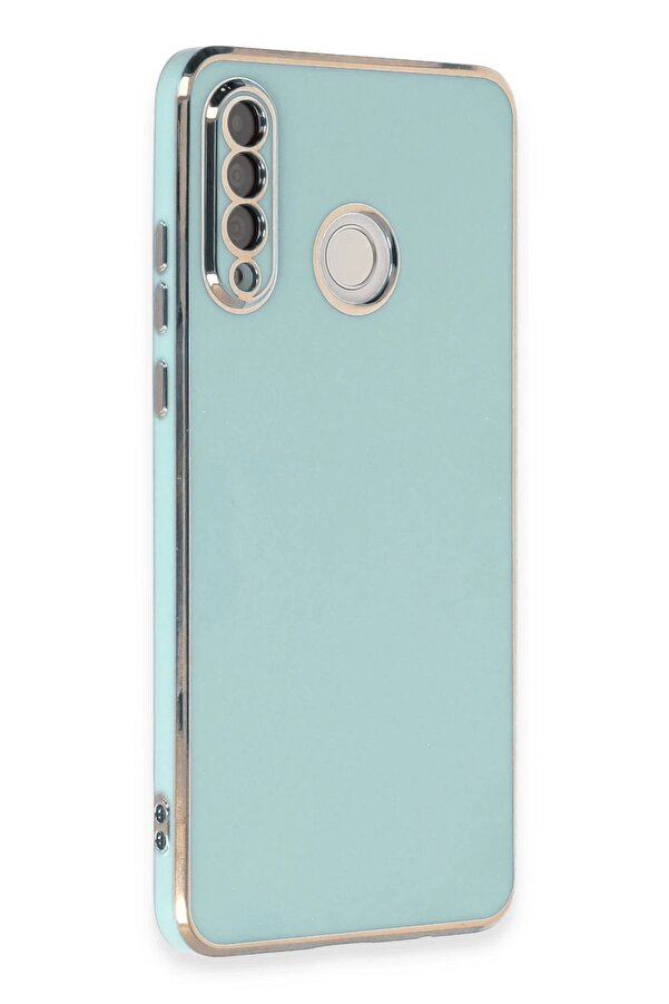 Huawei̇ P30 Li̇te Kılıf Volet Si̇li̇kon - Açık Yeşi̇l - Dropx3232-4977