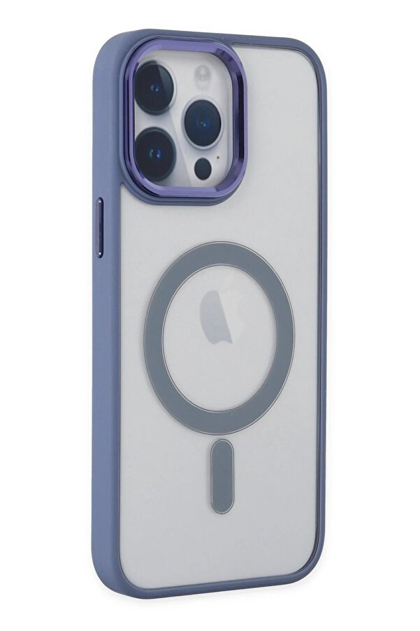 İphone 14 Pro Kılıf Room Magneti̇csafe Si̇li̇kon - Si̇erra Blue - Dropx6052-4039