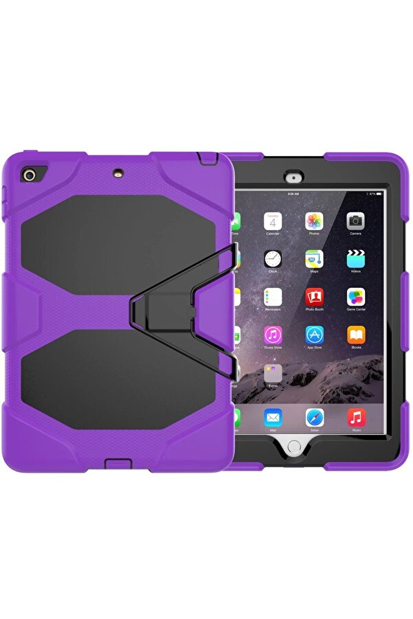 İpad 5 Ai̇r 9.7 Kılıf Gri̇ffi̇n Tablet Kapak - Mor - Dropx9730-1943