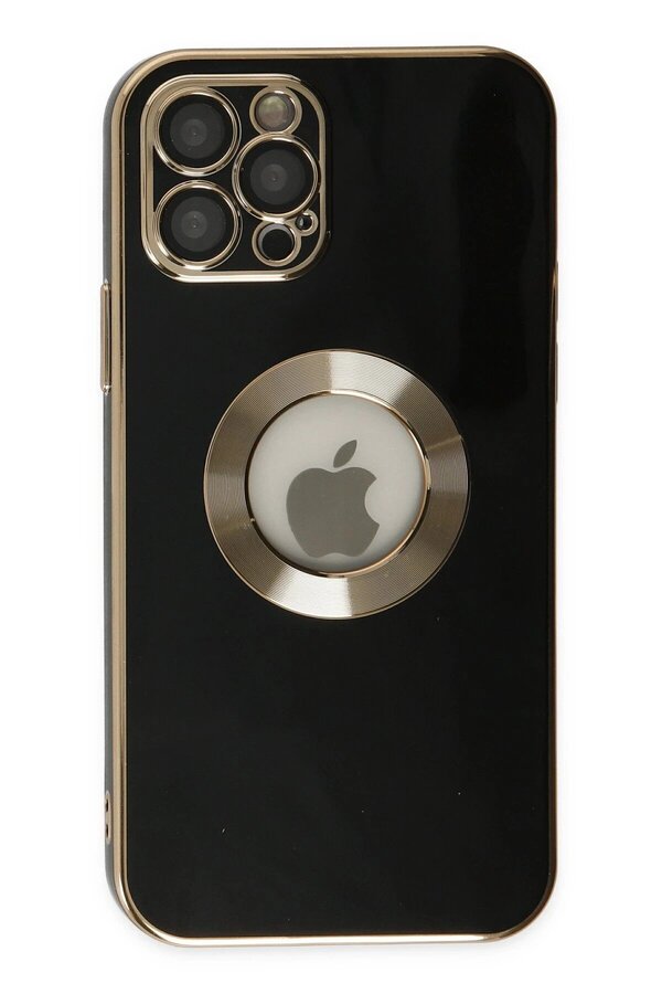 İphone 12 Pro Max Kılıf Store Si̇li̇kon - Si̇yah - Dropx7413-8709