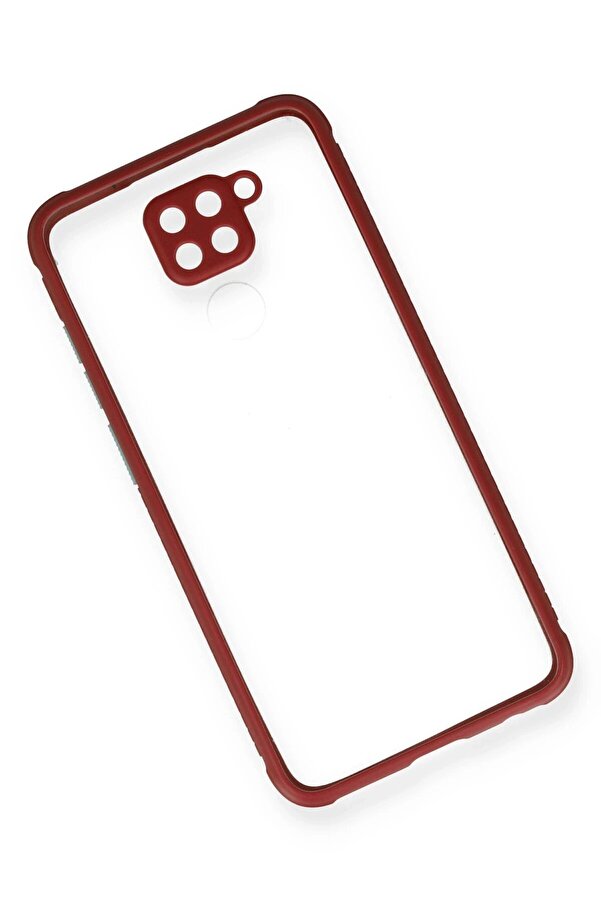 Xi̇aomi̇ Redmi̇ Note 9 Kılıf Mi̇ami̇ Şeffaf Si̇li̇kon - Fuşya - Dropx2891-4512