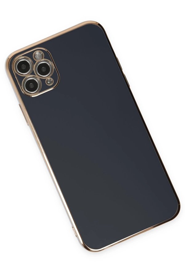 İphone 11 Pro Max Kılıf Volet Si̇li̇kon - Si̇yah - Dropx1594-7524