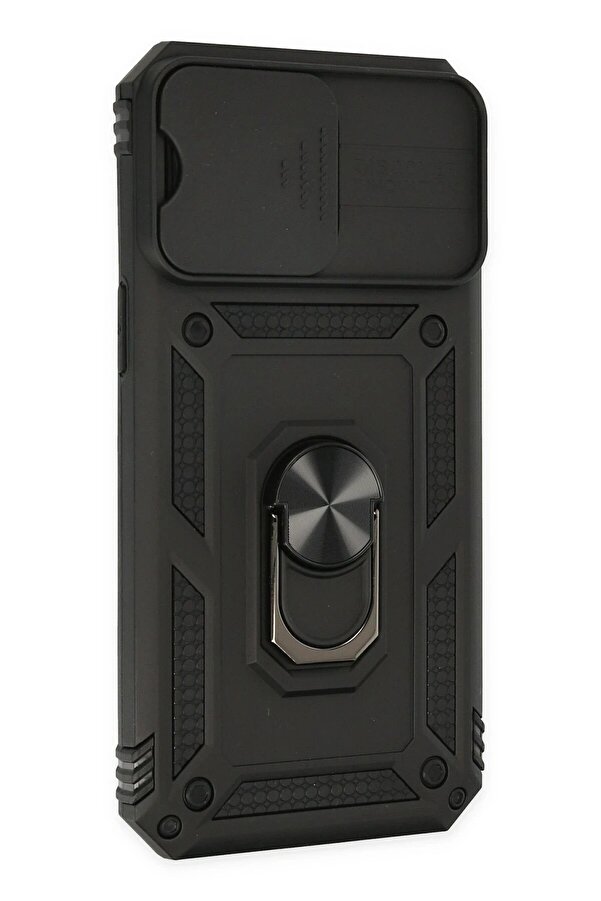 İphone 14 Pro Kılıf Pars Lens Yüzüklü Si̇li̇kon - Si̇yah - Dropx9207-1413