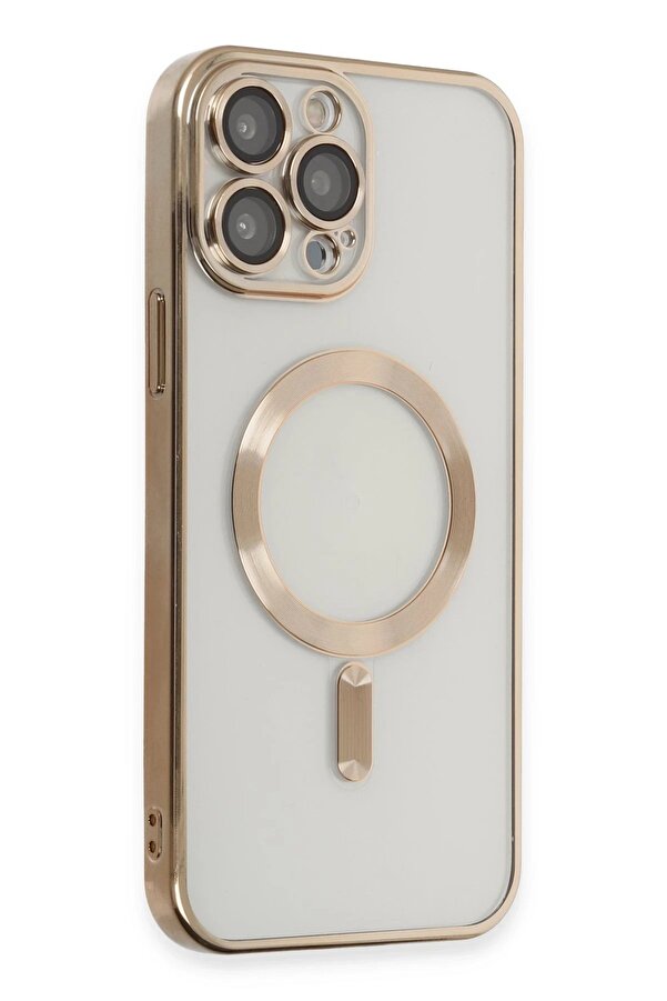 İphone 15 Pro Kılıf Kross Magneti̇csafe Kapak - Gold - Dropx1556-5035
