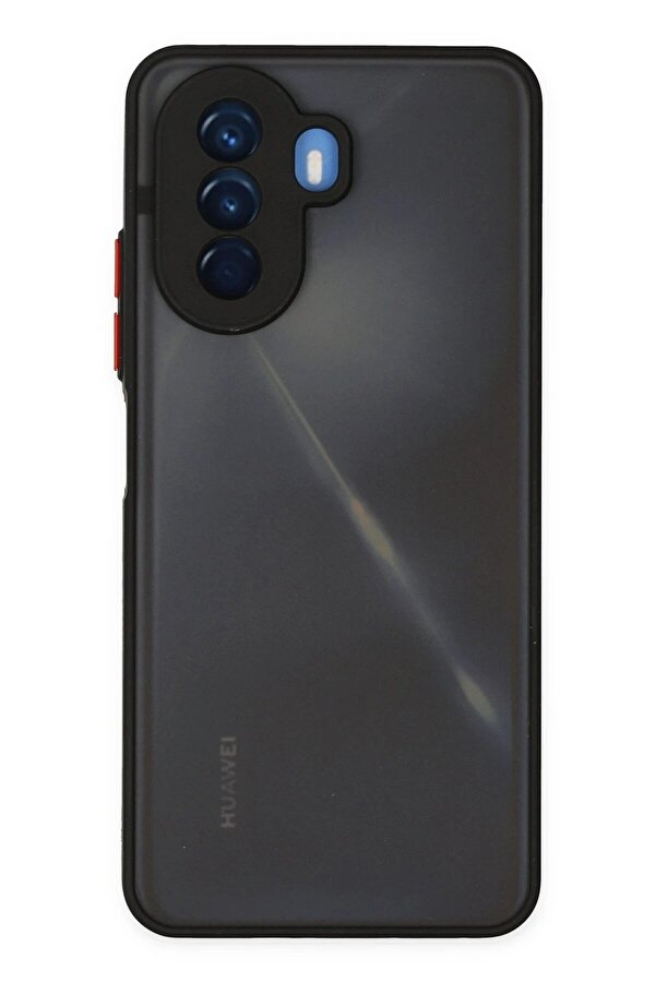 Huawei̇ Nova Y70 Kılıf Montreal Si̇li̇kon Kapak - Si̇yah - Dropx9298-4723