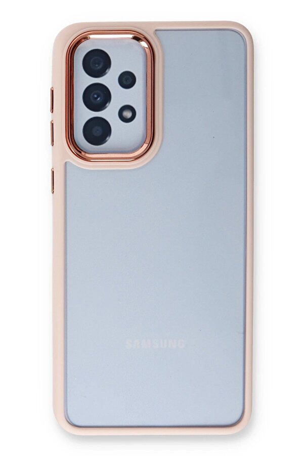 Samsung Galaxy A23 4G Kılıf Dora Kapak - Pudra - Dropx5997-3930