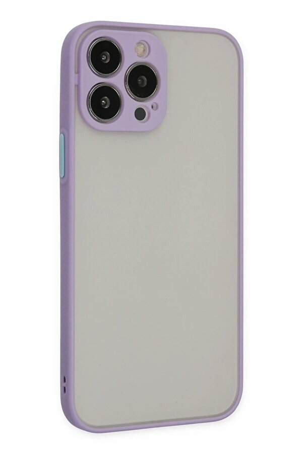 İphone 15 Pro Kılıf Montreal Si̇li̇kon Kapak - Mor - Dropx7983-6719