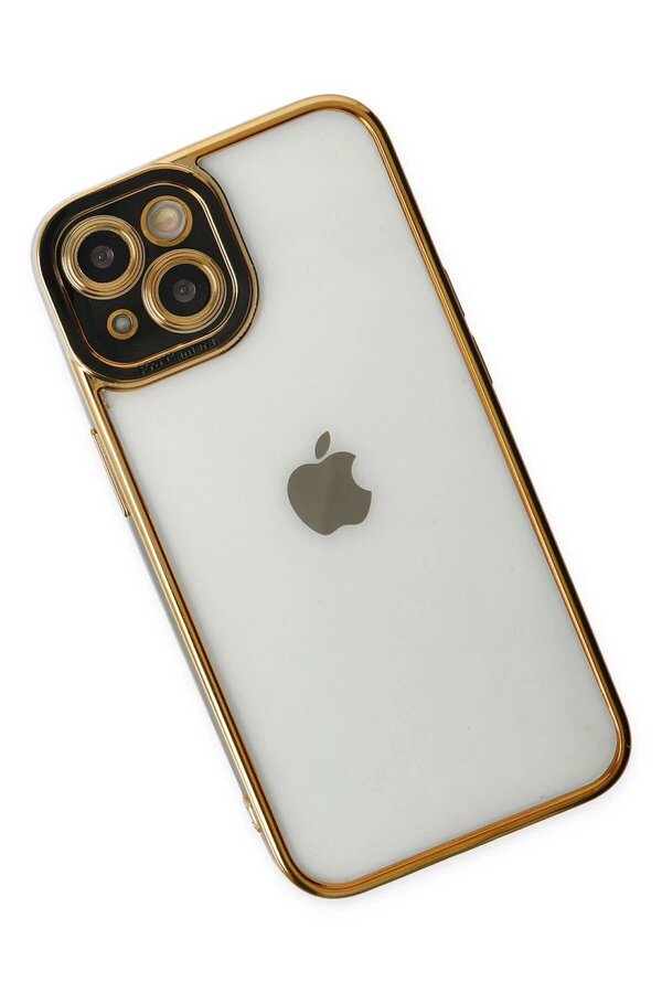 İphone 14 Plus Kılıf Li̇va Lens Si̇li̇kon - Si̇yah - Dropx8395-2130
