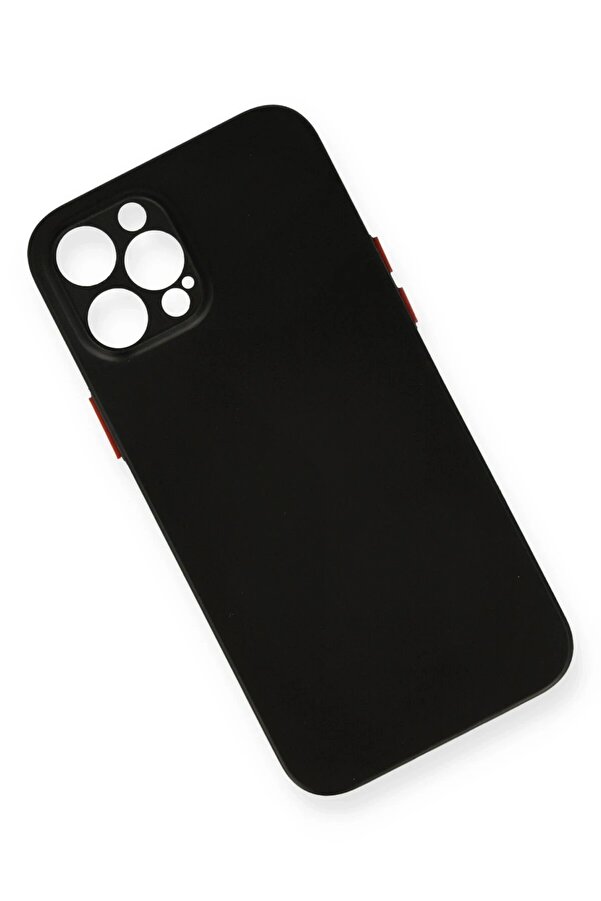 İphone 12 Pro Max Kılıf Pp Ultra İnce Kapak - Si̇yah - Dropx6435-7410