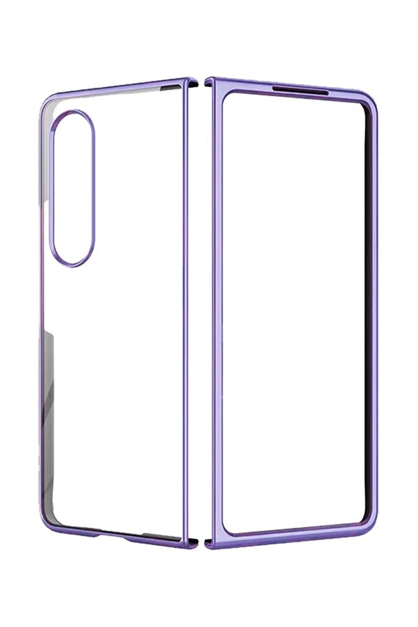 Samsung Galaxy Z Fold 4 Kılıf Fold Element Kapak - Mor - Dropx1838-9688
