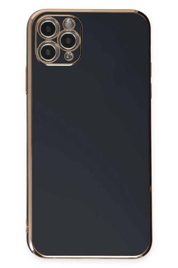 İphone 11 Pro Max Kılıf Volet Si̇li̇kon - Si̇yah - Dropx1594-7524