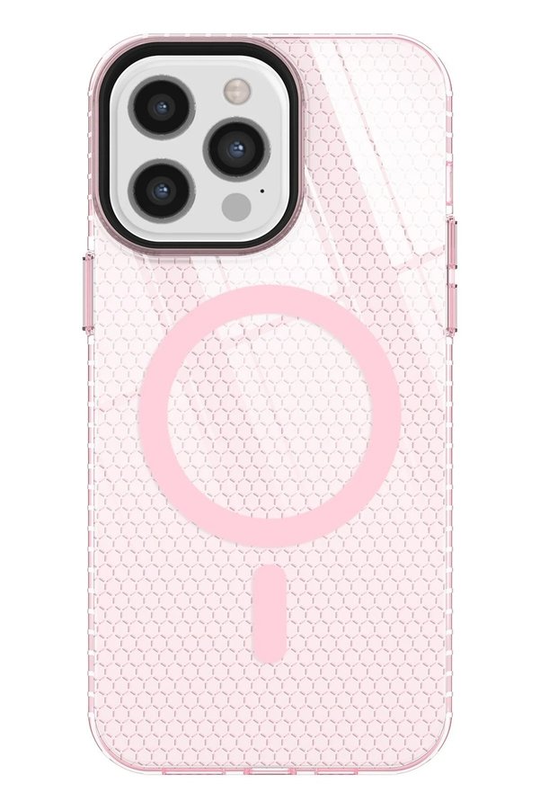 CepteToptan iPhone 12 Pro Max Kılıf Beta Magneticsafe Silikon - Pembe - DROPX2791-5650