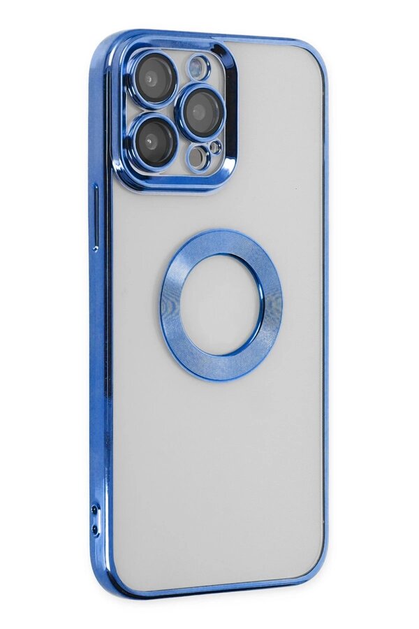 İphone 14 Pro Max Kılıf Slot Si̇li̇kon - Mavi̇ - Dropx6910-5441