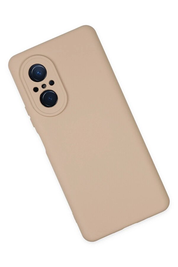 Huawei̇ Nova 9 Se Kılıf Nano İçi̇ Kadi̇fe Si̇li̇kon - Pudra - Dropx1151-4776