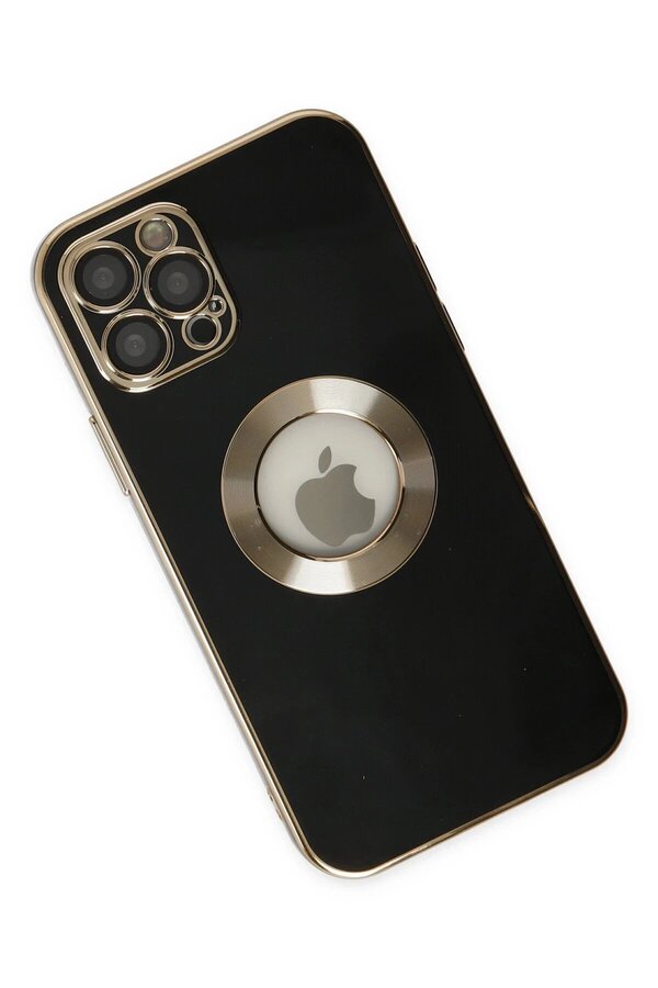 İphone 12 Pro Max Kılıf Store Si̇li̇kon - Si̇yah - Dropx7413-8709