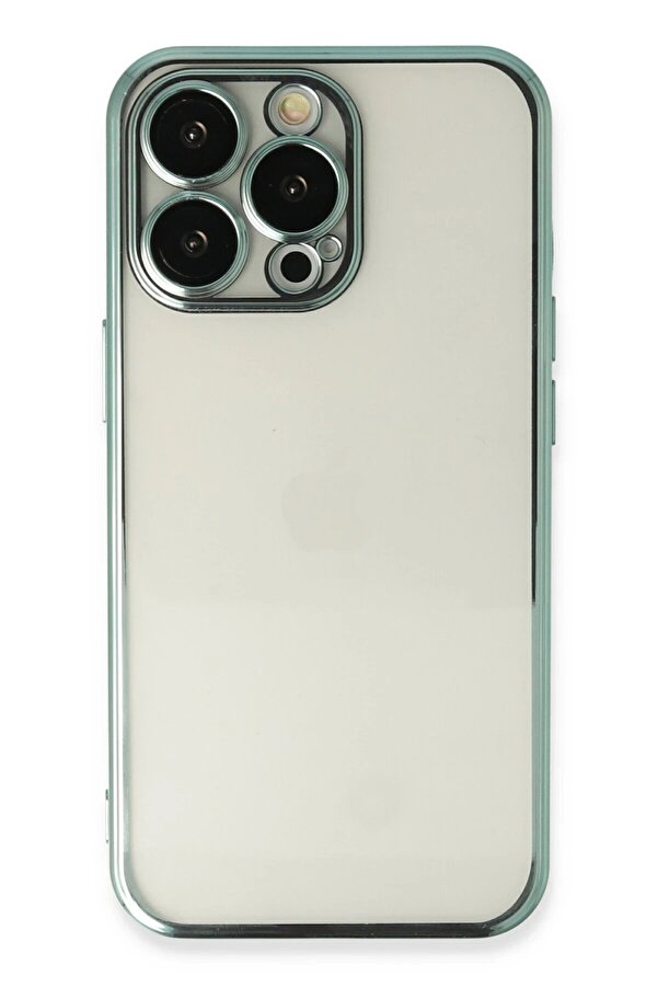 İphone 14 Pro Kılıf Lensli̇ Si̇li̇kon - Yeşi̇l - Dropx3539-1984