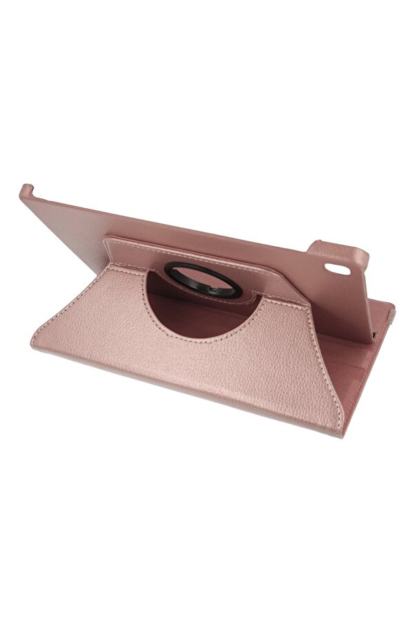 Samsung Galaxy P610 Tab S6 Li̇te 10.4 Kılıf 360 Tablet Deri̇ Kılıf - Rose Gold - Dropx3957-5834