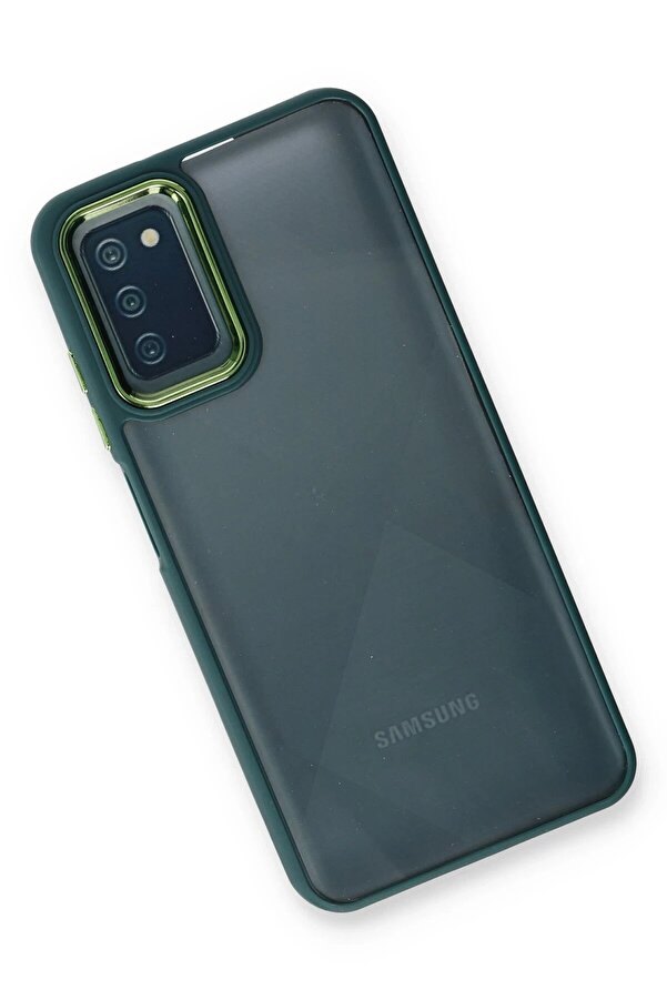Samsung Galaxy A03S Kılıf Dora Kapak - Haki̇ Yeşi̇l - Dropx1134-5508