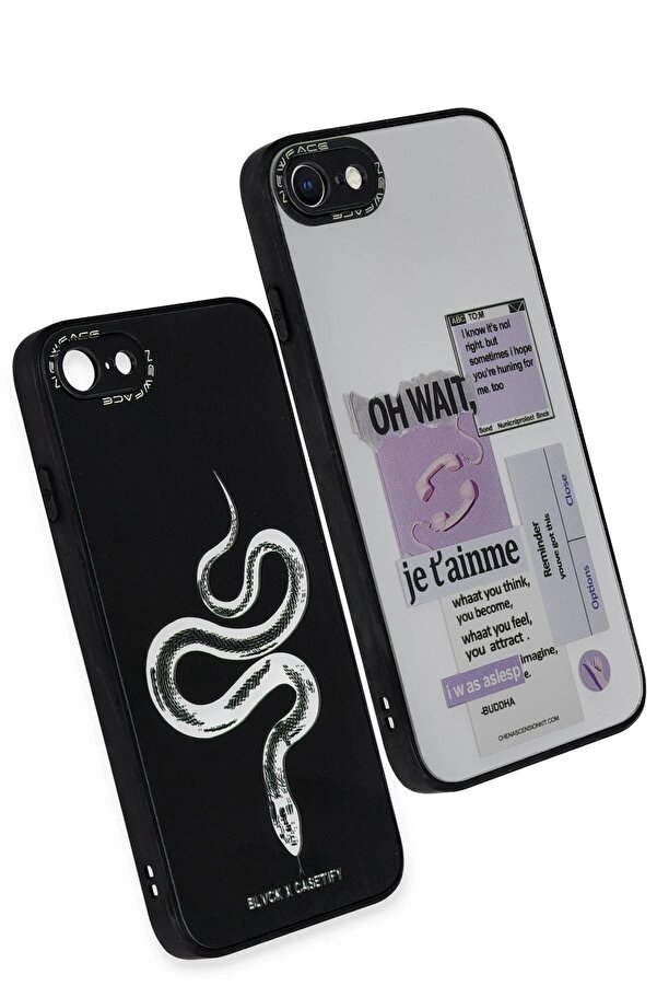 İphone 7 Kılıf Mi̇rror Desenli̇ Kapak - Mi̇rror - 4 - Dropx6733-8638