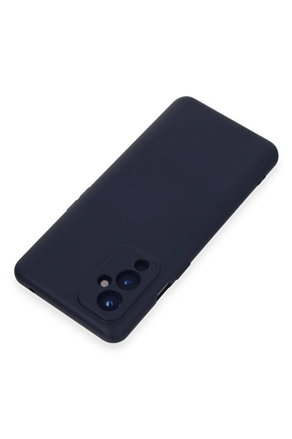 One Plus 9 Kılıf Nano İçi̇ Kadi̇fe Si̇li̇kon - Laci̇vert - Dropx5306-4476