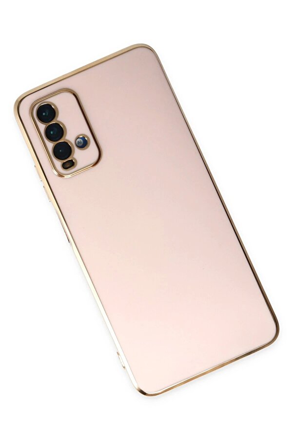 Xi̇aomi̇ Redmi̇ 9T Kılıf Volet Si̇li̇kon - Pembe - Dropx5926-8407