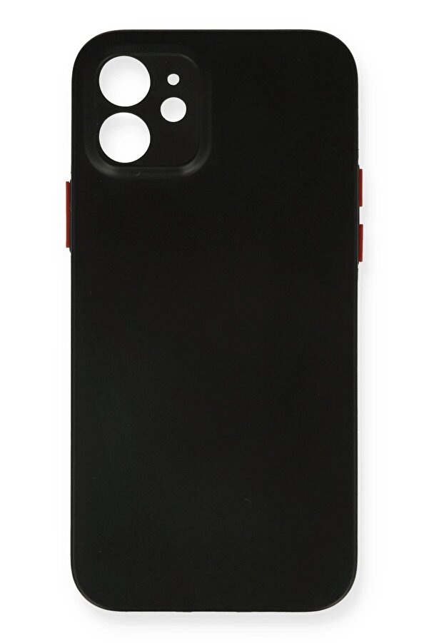 İphone 12 Kılıf Pp Ultra İnce Kapak - Si̇yah - Dropx6119-6513