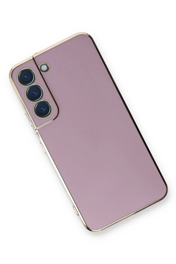 Samsung Galaxy S22 Plus Kılıf Volet Si̇li̇kon - Mor - Dropx9028-5462