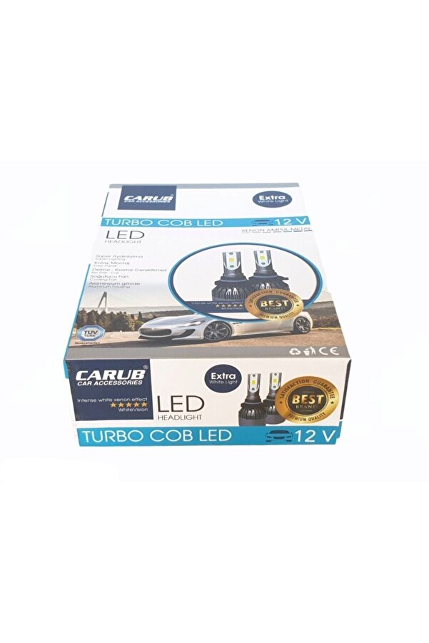 Carub Turbo Cob Led Xenon Led H4 12V
