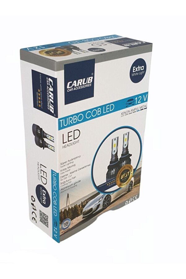 Carub Turbo Cob Led Xenon Led H4 12V