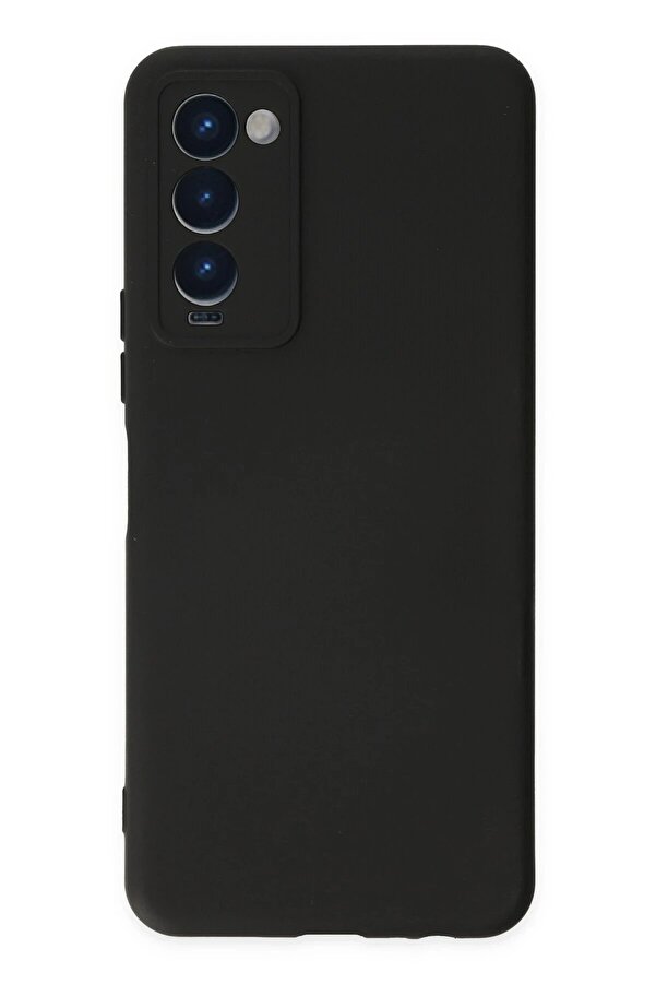 Tecno Camon 18 Kılıf Nano İçi̇ Kadi̇fe Si̇li̇kon - Si̇yah - Dropx4221-3207