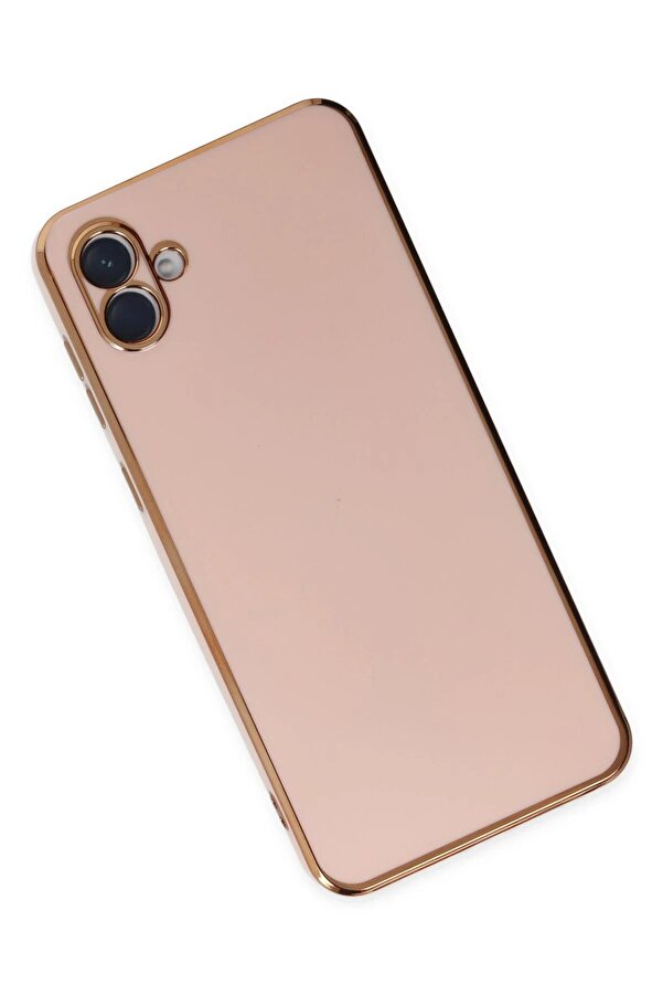 Samsung Galaxy A04 Kılıf Volet Si̇li̇kon - Pembe - Dropx7187-4370
