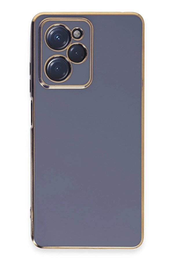 Xi̇aomi̇ Poco X5 Pro 5G Kılıf Volet Si̇li̇kon - Mavi̇ - Dropx5195-6730