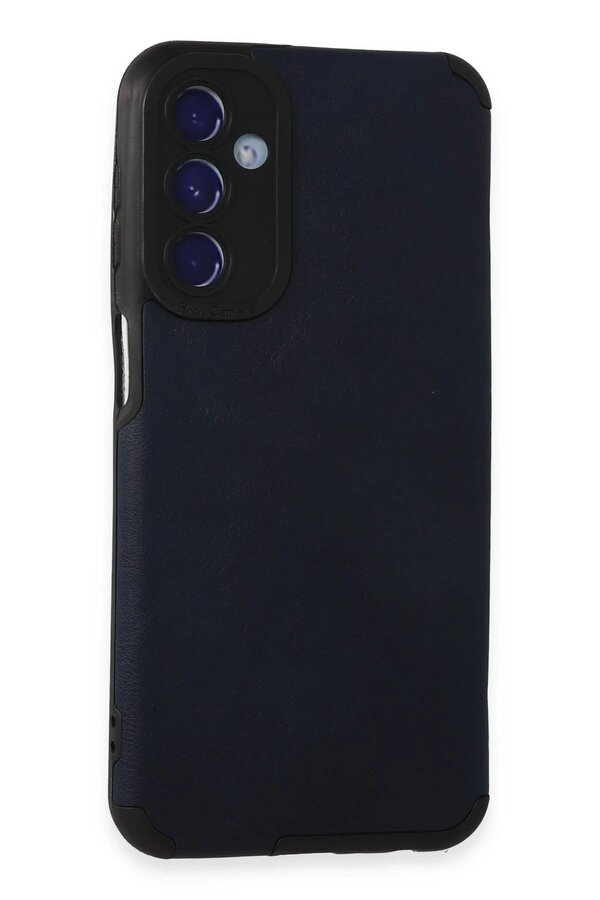 Samsung Galaxy M34 5G Kılıf Loop Deri̇ Si̇li̇kon - Laci̇vert - Dropx9893-3739