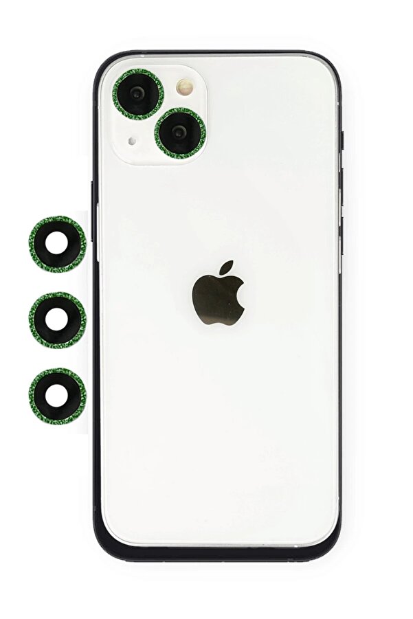 İphone 14 Shi̇ne Kamera Lens - Yeşi̇l - Dropx7364-5478