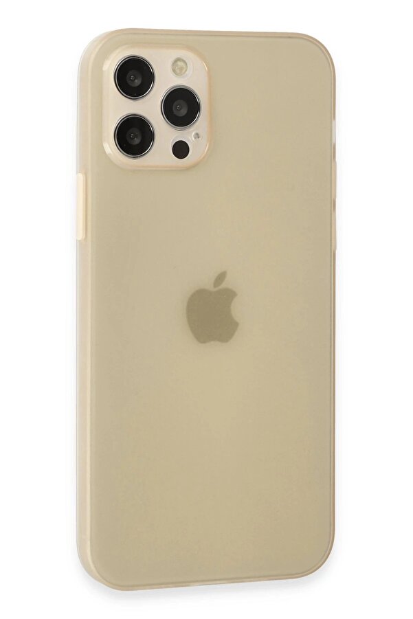 İphone 12 Pro Max Kılıf Si̇li̇kon - Gold - Dropx9946-2873