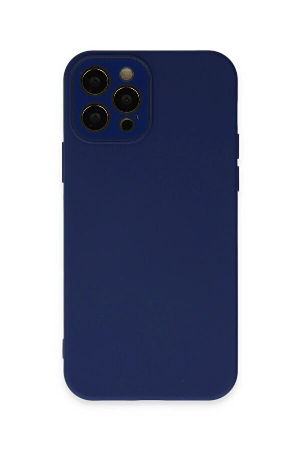 İphone 12 Pro Max Kılıf Lansman Glass Kapak - Sky Blue - Dropx9641-3874